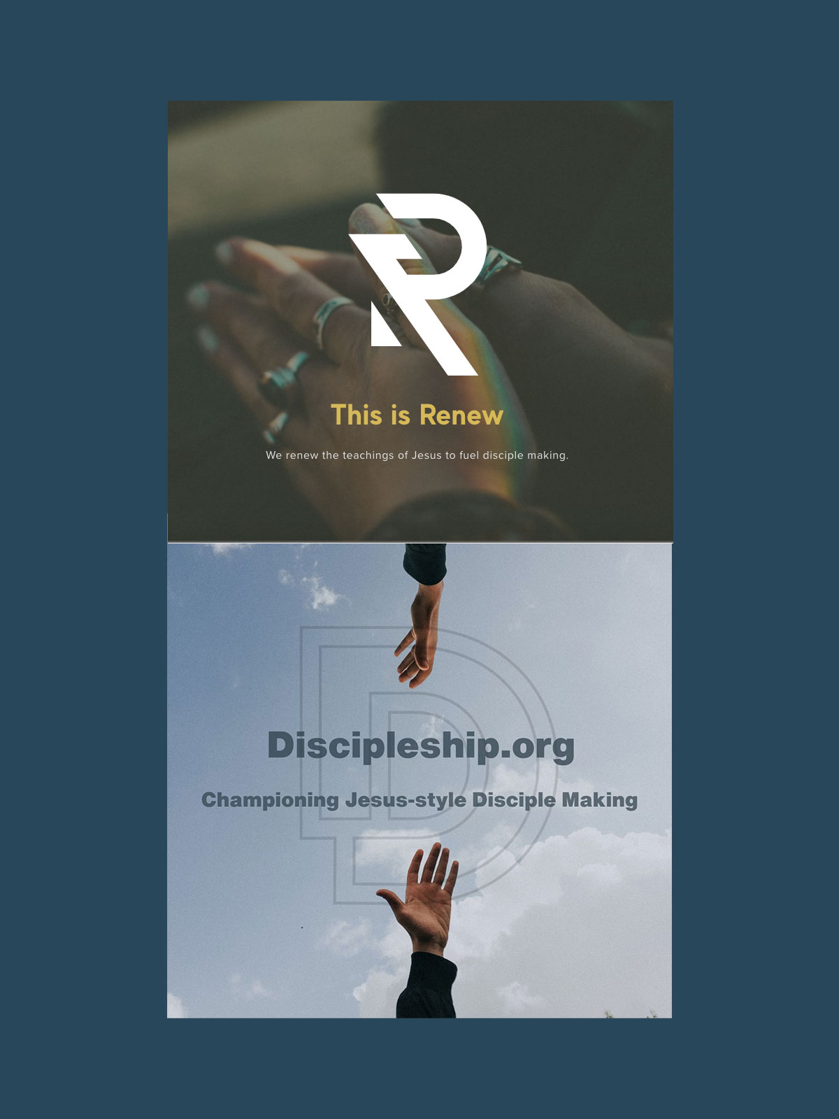 Horizontal Discipleship and Renew Graphics